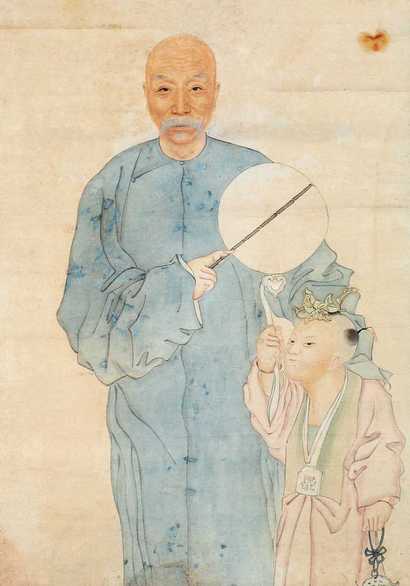 佚名 人物 立轴